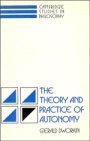 Gerald Dworkin: The Theory and Practice of Autonomy