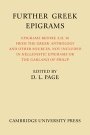 Denys L. Page (red.): Further Greek Epigrams: Epigrams before AD 50 from the Greek Anthology and other sources, not included in 'Hellenistic Epigrams' or 'The Garland of Philip'
