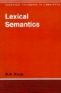 D. A. Cruse: Lexical Semantics