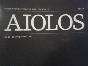 Jan Arnald (red.): Aiolos 46-47 - Utsatthet