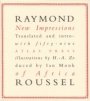 Raymond Roussel: New Impressions of Africa