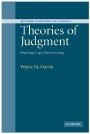 Wayne Martin: Theories of Judgment: Psychology, Logic, Phenomenology