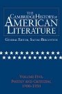 Sacvan Bercovitch (red.): The Cambridge History of American Literature: Volume 5, Poetry and Criticism, 1900–1950