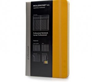 : Moleskine Professional Notebook - Large - Orange Yellow