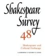 Stanley Wells (red.): Shakespeare Survey: Volume 48, Shakespeare and Cultural Exchange