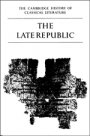 E. J. Kenney (red.): The Cambridge History of Classical Literature: Volume 2, Latin LiteraturePart 2, The Late Republic
