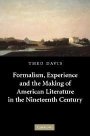 Theo Davis: Formalism, Experience, and the Making of American Literature in the Nineteenth Century