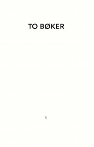 Jørn H. Sværen: To bøker