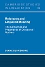 Diane Blakemore: Relevance and Linguistic Meaning