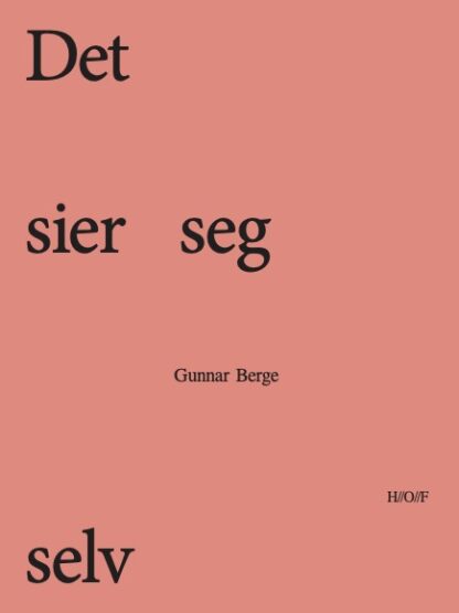 Det sier seg selv