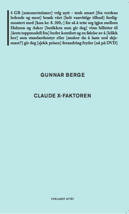 Claude X-faktoren
