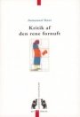 Omslag: Kritik af den rene fornuft