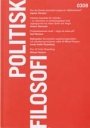 Omslag: Tidskrift för politisk filosofi 3/2008