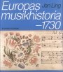 Omslag: Europas musikhistoria –1730