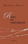 Omslag: Rätten till rättfärdigande
