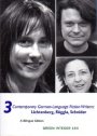 Omslag: Three Contemporary German Language Fiction Writers: Bernd Lichtenberg, Kathrin Roggla, and Kristin Schneider