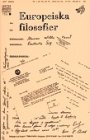 Omslag: Europeiska filosofier