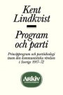 Omslag: Program och parti