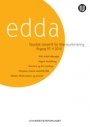 Omslag: Edda (Nordisk tidsskrift for litteraturforskning) 4/2010