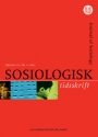 Omslag: Sosiologisk tidsskrift 1/2011