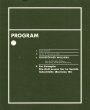 Omslag: Program. For Example: Dix-Huit Leçons Sur La Société Industrielle (Revision 10)