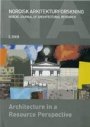 Omslag: Nordisk arkitekturforskning 3/2008