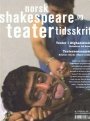 Omslag: Norsk Shakespeare- og teatertidsskrift 1/2008