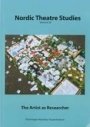 Omslag: Nordic Theatre Studies # 20: The Artist as Researcher