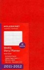 Omslag: 2012 Moleskine Red Large Horizontal Weekly Hard Diary 18 Month