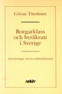 Omslag: Borgarklass och byråkrati i Sverige