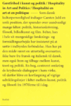 Omslag: Gæstfrihed i kunst og politik