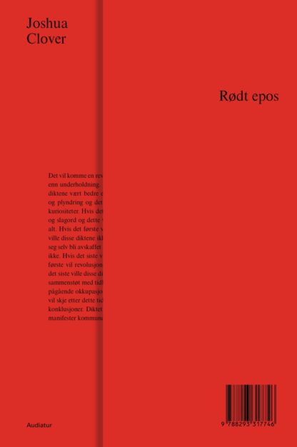 Omslag: Rødt epos