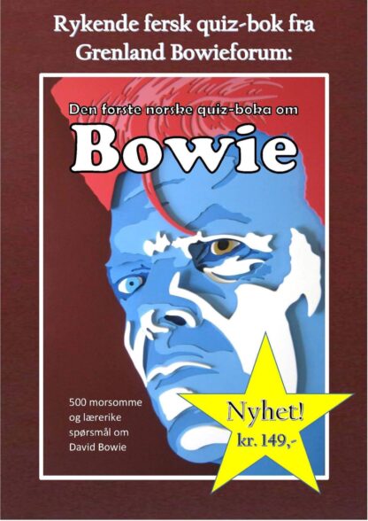 Omslag: Den første norske quiz-boka om Bowie