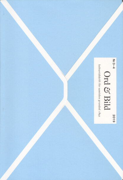 Omslag: Ord & Bild 3-4/2019: Brev