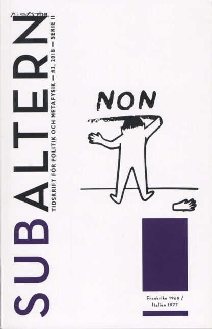 Omslag: Subaltern 3/2018: Frankrike 1968 / Italien 1977