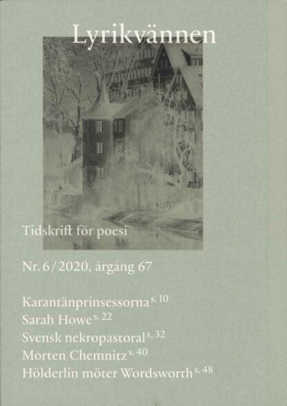 Omslag: Lyrikvännen 6/2020