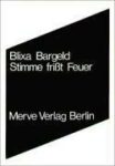 Omslag: Stimme frißt Feuer