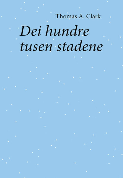 Omslag: Dei hundre tusen stadene