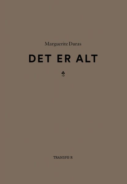 Omslag: Det er alt