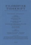 Omslag: Filosofisk Tidskrift 4/2020
