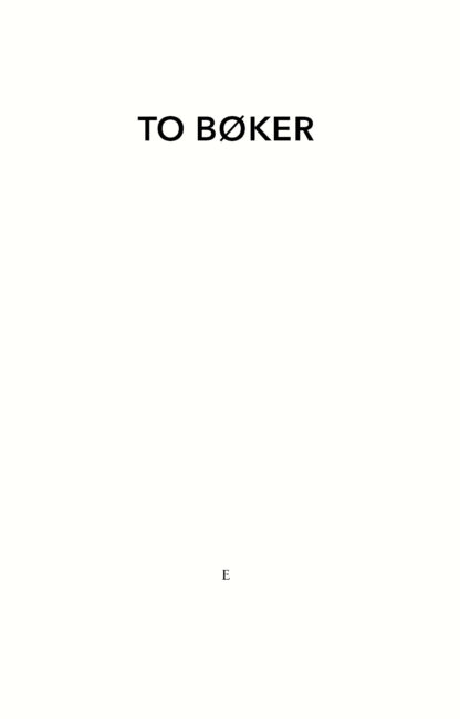 Omslag: To bøker
