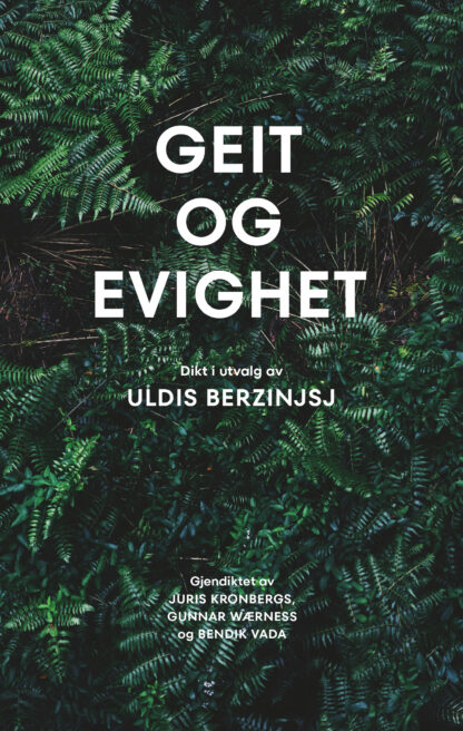 Omslag: Geit og evighet: Dikt i utvalg av Uldis Berzenjsj