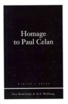 Omslag: Homage to Paul Celan