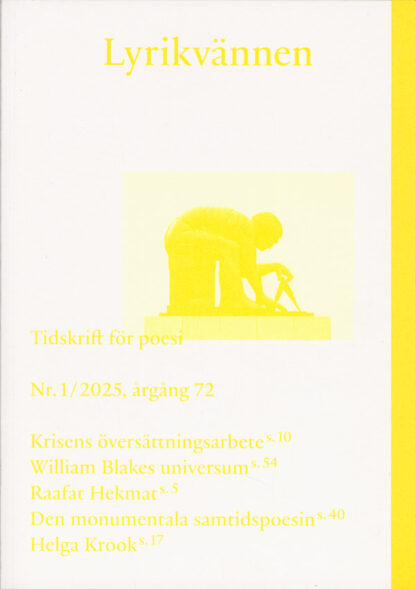 Omslag: Lyrikvännen 1/2025