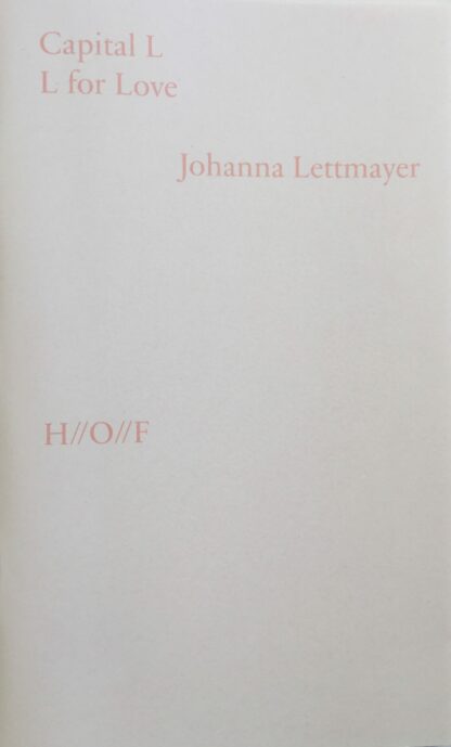 Omslag: Capital L: L for Love