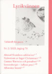Omslag: Lyrikvännen 2/2023