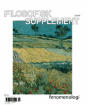 Omslag: Filosofisk supplement 3/2018: Fenomenologi