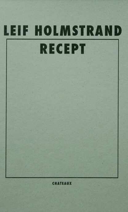 Omslag: Recept