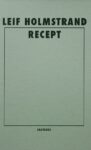 Omslag: Recept