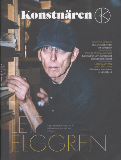 Omslag: Konstnären 3/2019: Leif Elggren